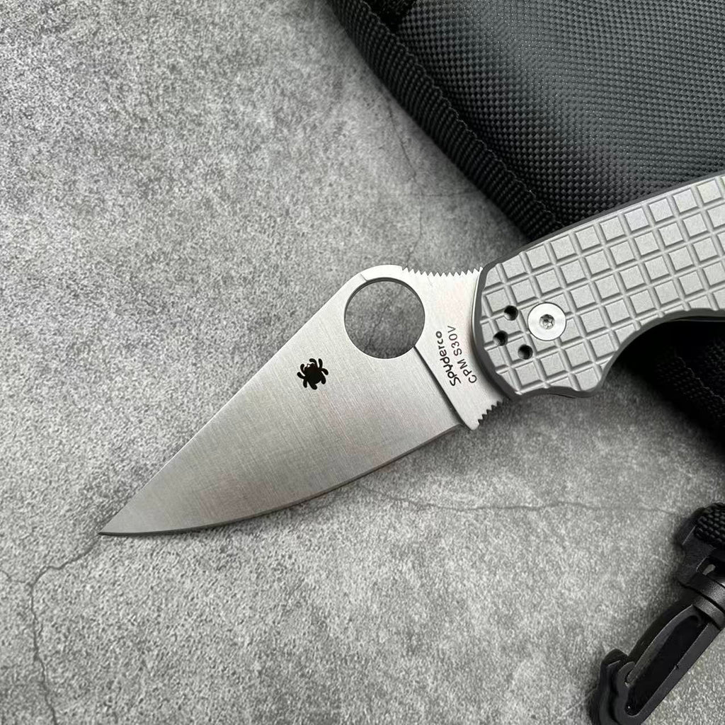 SP C223 Titanium handle Folding knife S35VN blade Camping Outdoor Survival Tactical Folding Knife