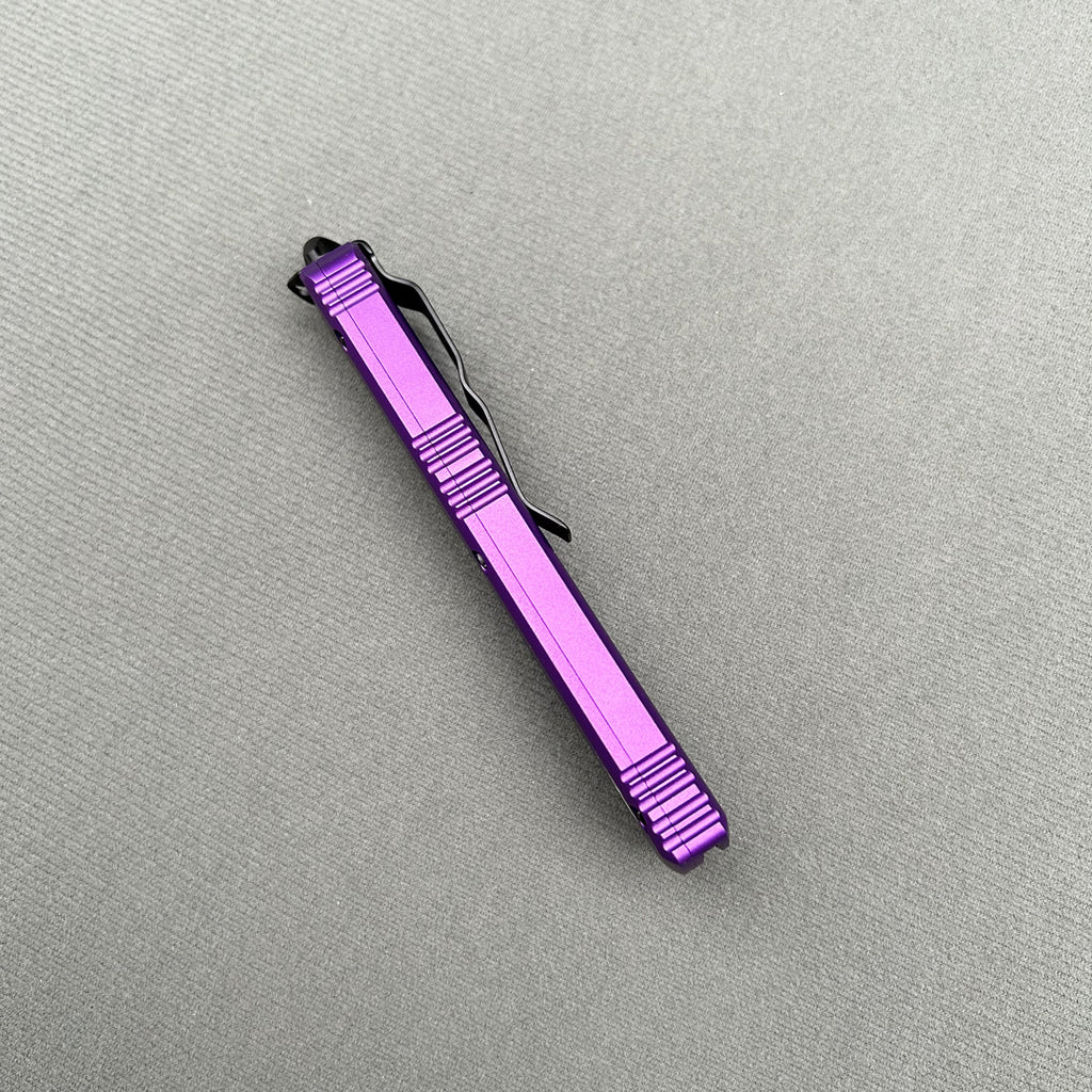 MT UT Purple Handle CNC aviation aluminum Hunting Survival Tactical Combat EDC Outdoor Camping defense Pocket Hiking complete Knife Parts