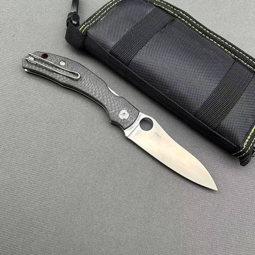 SP C214 Folding knife Carbon fiber handle S30VN Camping Outdoor Survival Tactical Folding Knife