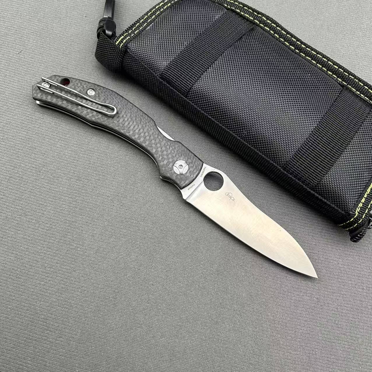 SP C214 Folding knife Carbon fiber handle S30VN Camping Outdoor Survival Tactical Folding Knife