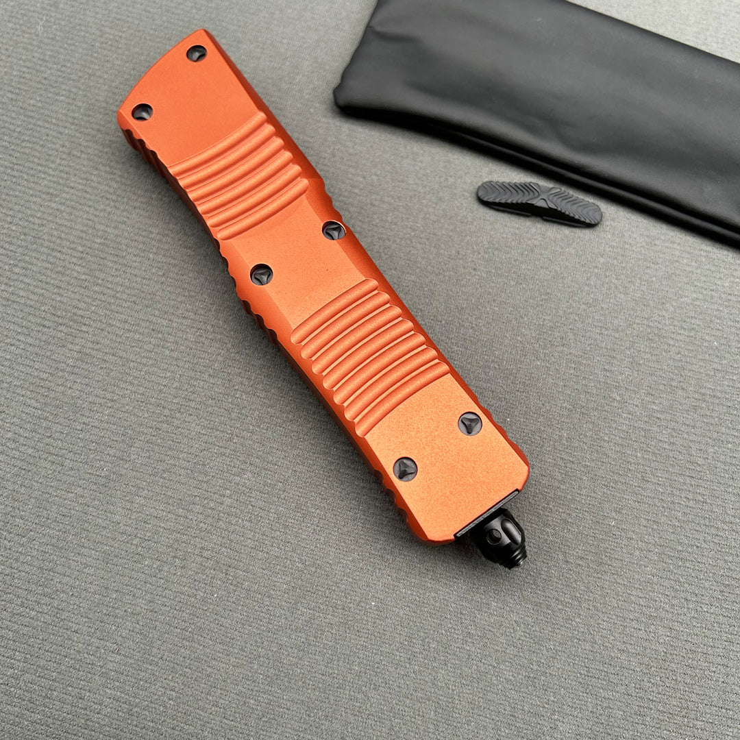 MT Combat Troodon Orange CNC Aviation Aluminum Survival EDC Tool Camping Outdoor Hunting pocket OTF complete knife parts