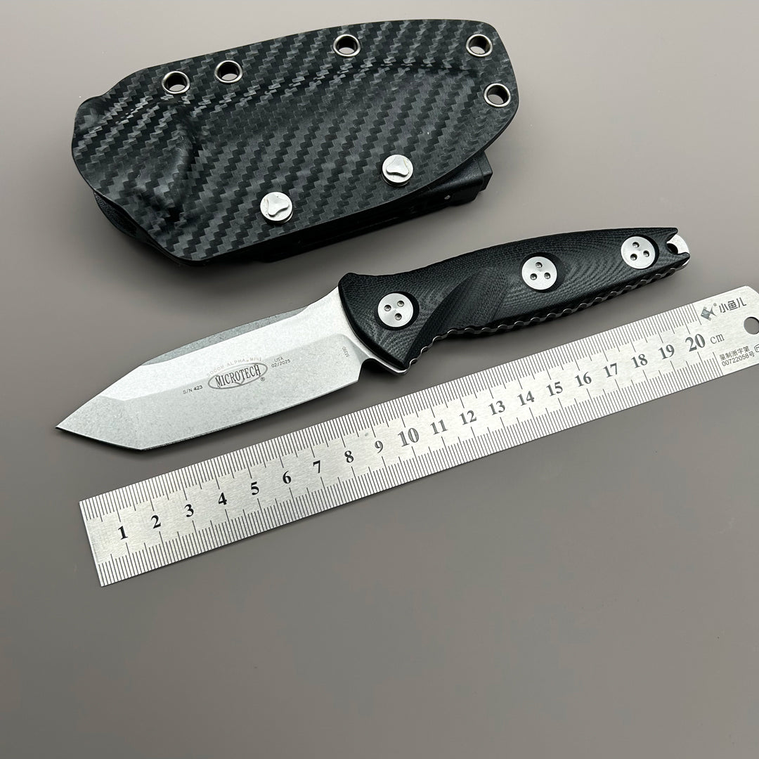 Mit Socom Alpha Mini Tanto Fixed Blade Knife Outdoor Camping Hunting Survival defense Tactical gear Portable Combat Hiking knife