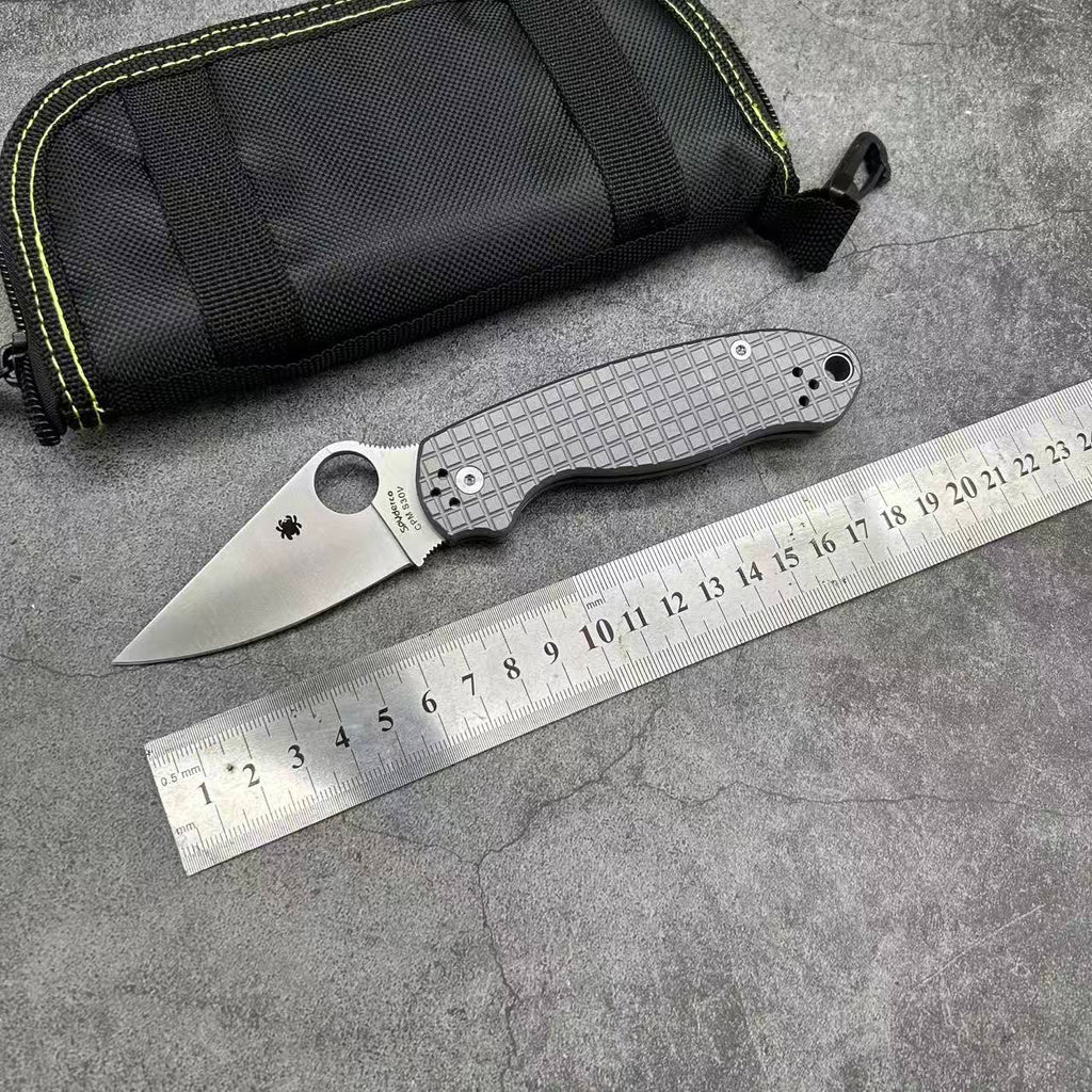 SP C223 Titanium handle Folding knife S35VN blade Camping Outdoor Survival Tactical Folding Knife