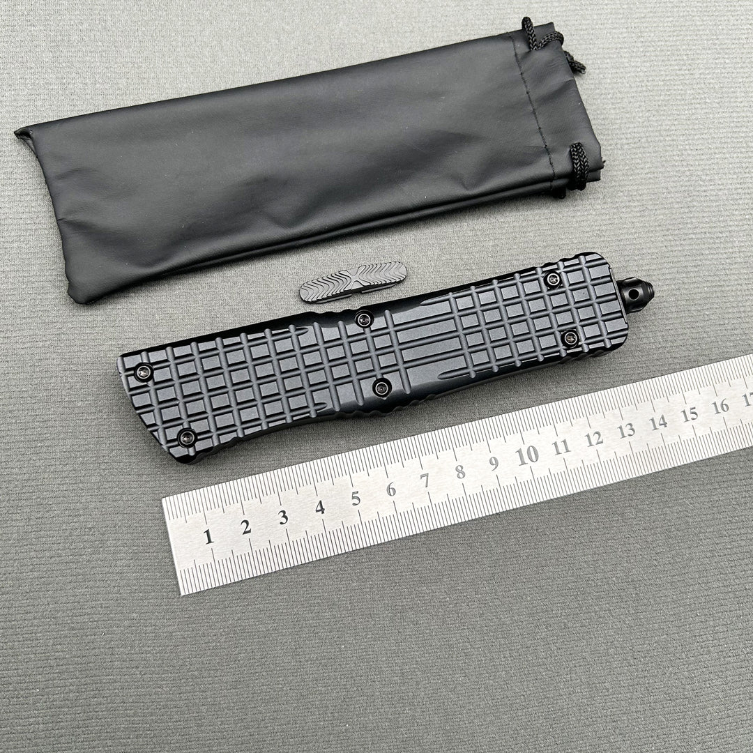 Mit COMBAT TROODON Delta Frag Shadow Signature CNC Aviation Aluminum EDC Camping Outdoor tactical defence pocket OTF complete knife parts