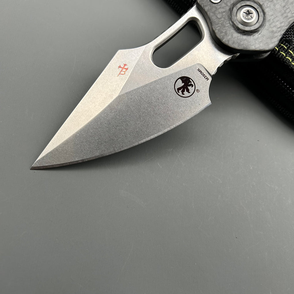 MT New Stitch Folding Knife carbon fiber Camping Outdoor Hunting Survivial Knife