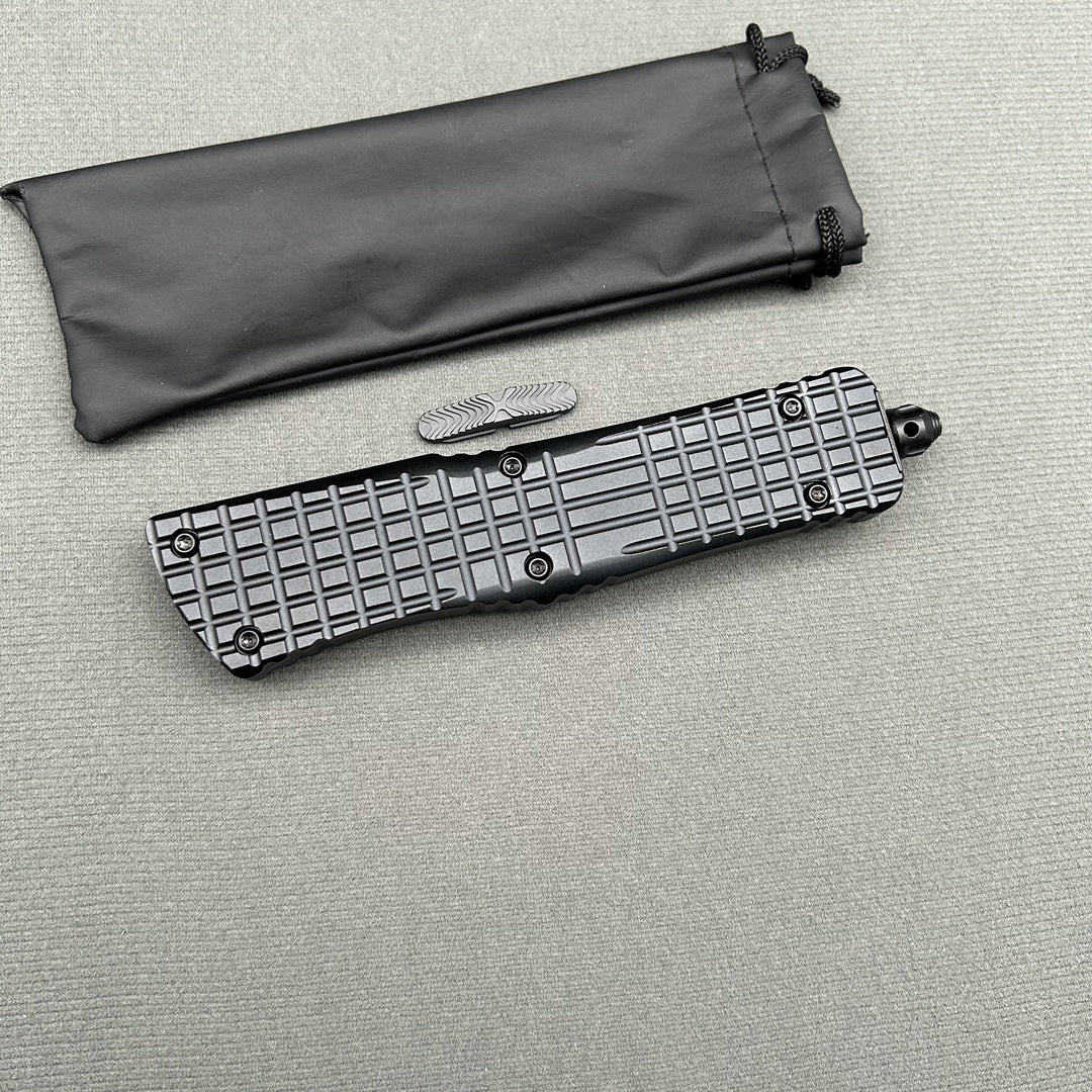 Mit COMBAT TROODON Delta Frag Shadow Signature CNC Aviation Aluminum EDC Camping Outdoor tactical defence pocket OTF complete knife parts