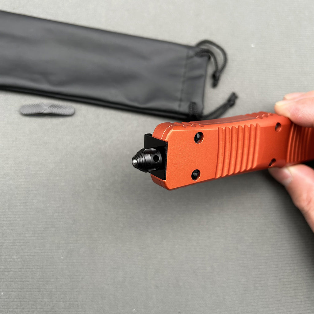 MT Combat Troodon Orange CNC Aviation Aluminum Survival EDC Tool Camping Outdoor Hunting pocket OTF complete knife parts