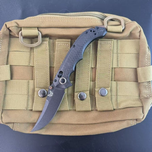 BM 865 Folding Knife Carbon fiber handle Outdoor Camping Hunting Survival Hiking Utility EDC Tools knife