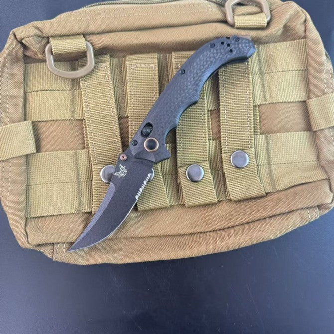BM 865 Folding Knife Carbon fiber handle Outdoor Camping Hunting Survival Hiking Utility EDC Tools knife