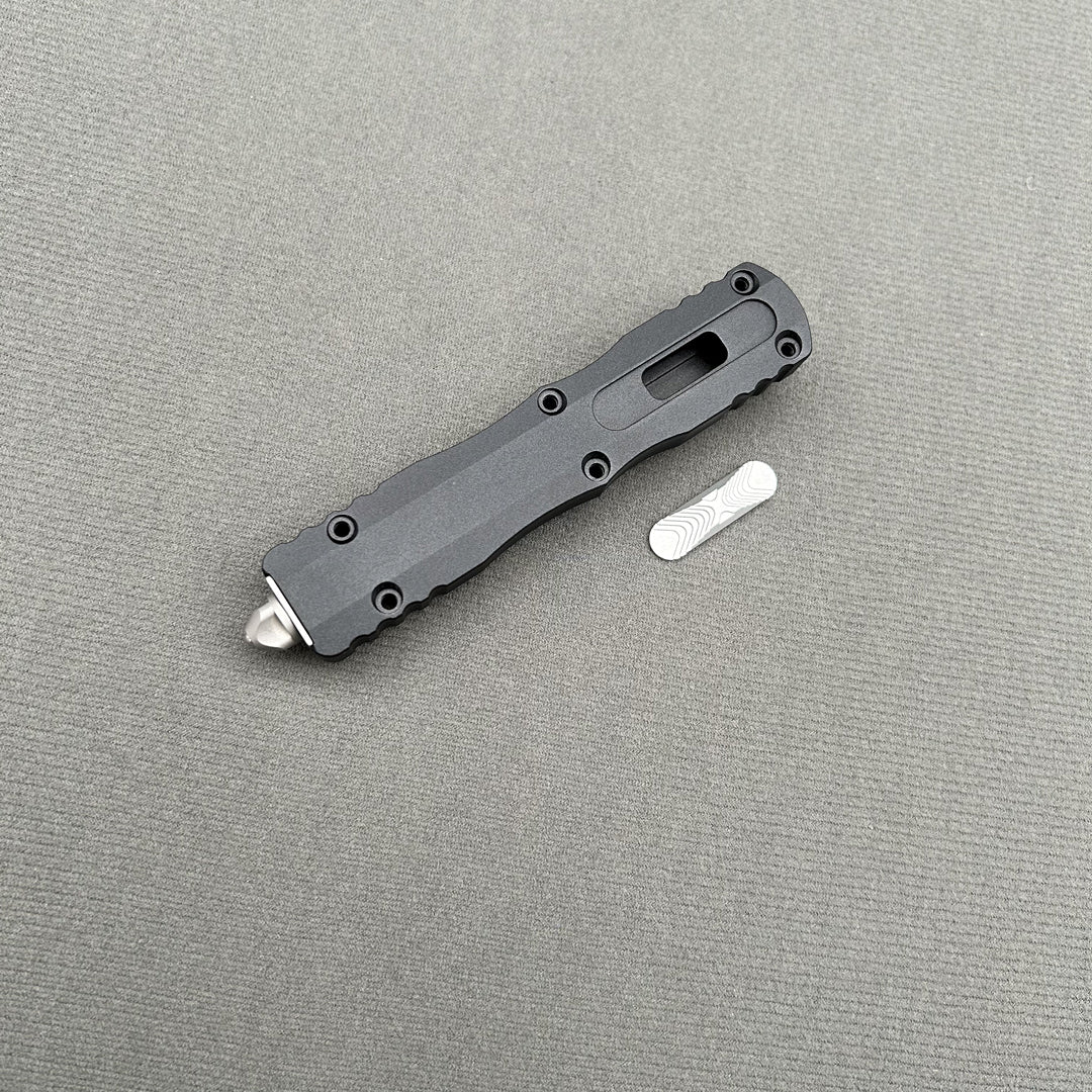 MIT DIRAC knife CNC Aviation Aluminum Outdoor Camping Hunting Tactical gear defence EDC Combat pocket OTF knife Parts