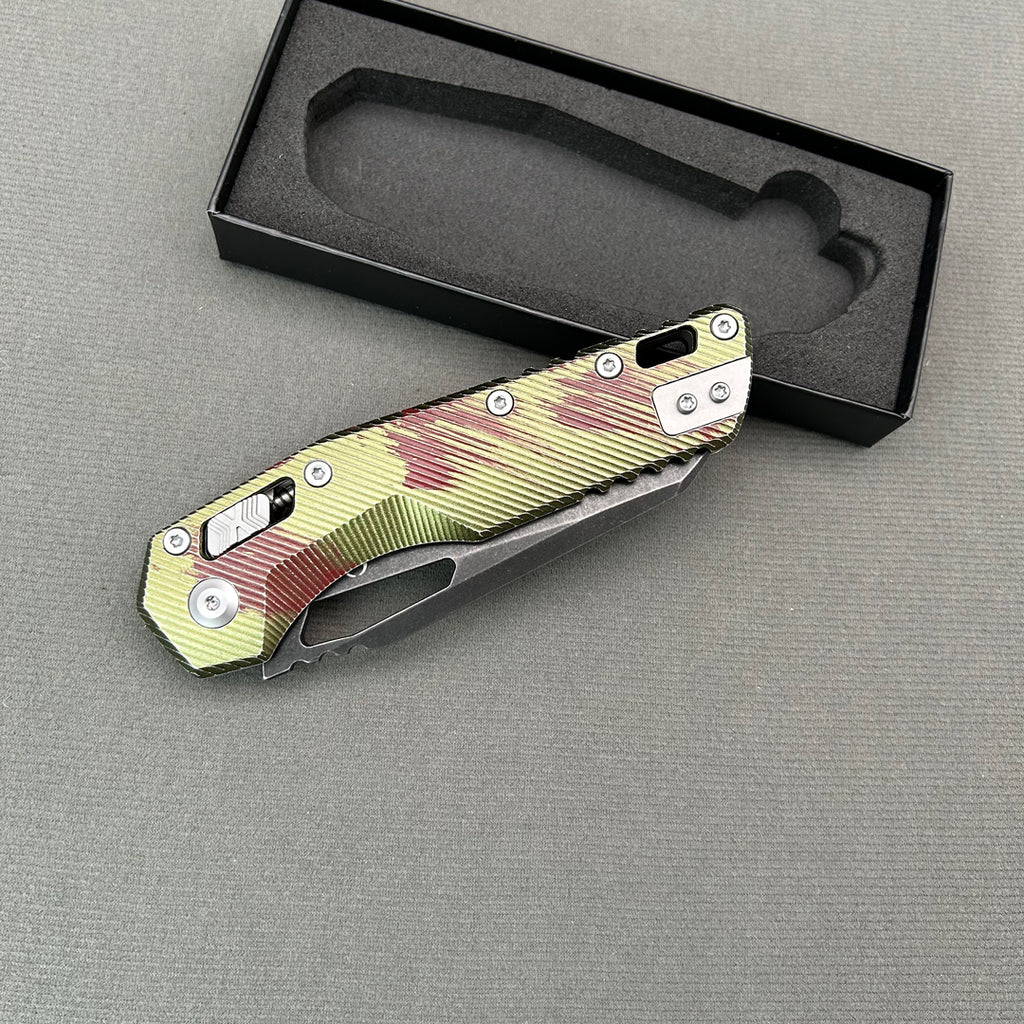 MiT MSI Ram-Lok Knife Biochemical version Folding knife Camping Outdoor Survival Hiking Folding Knife