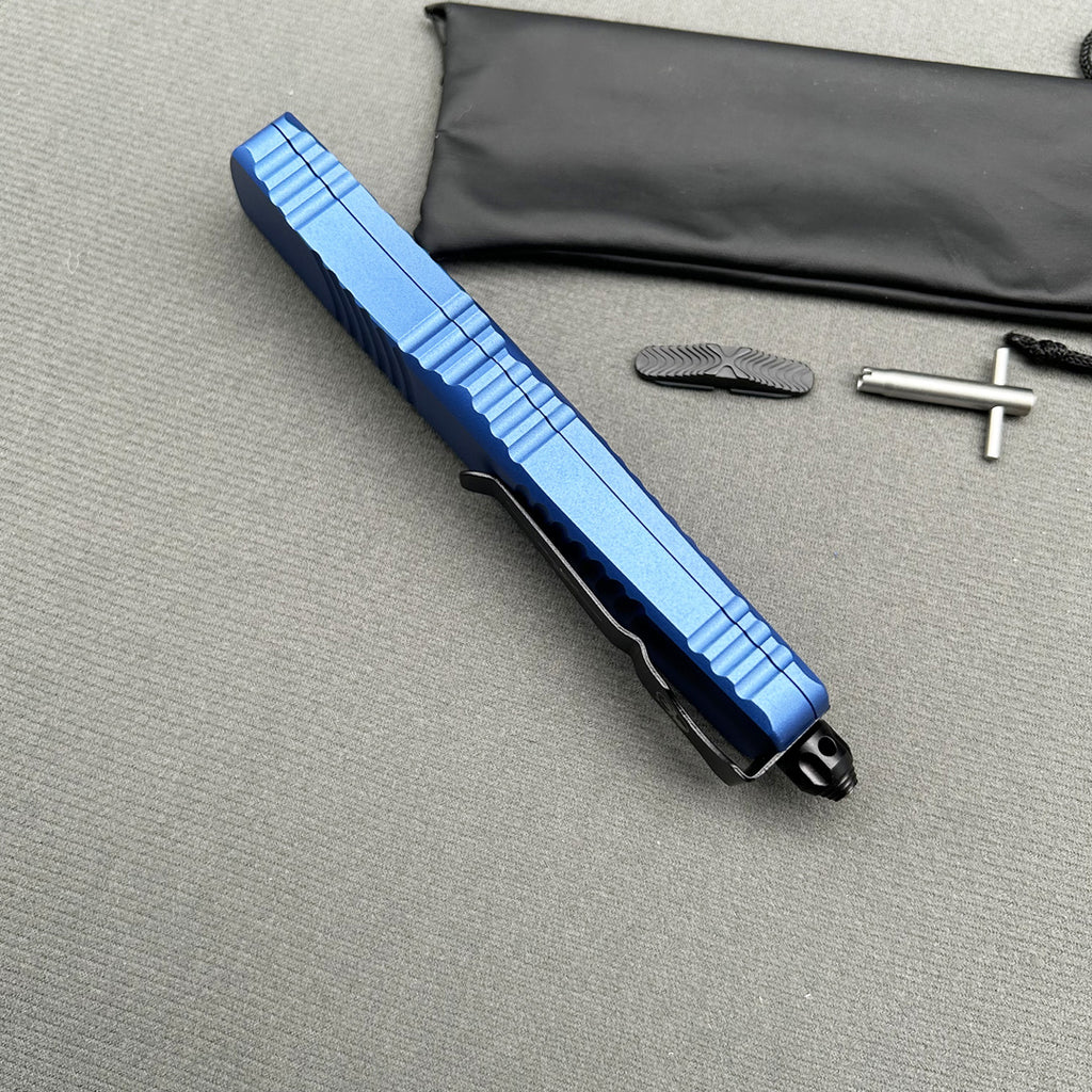 MT Combat Troodon Blue CNC Aviation Aluminum Survival EDC Tool Camping Outdoor Hunting pocket OTF complete knife parts