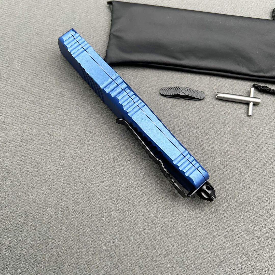 MT Combat Troodon Blue CNC Aviation Aluminum Survival EDC Tool Camping Outdoor Hunting pocket OTF complete knife parts