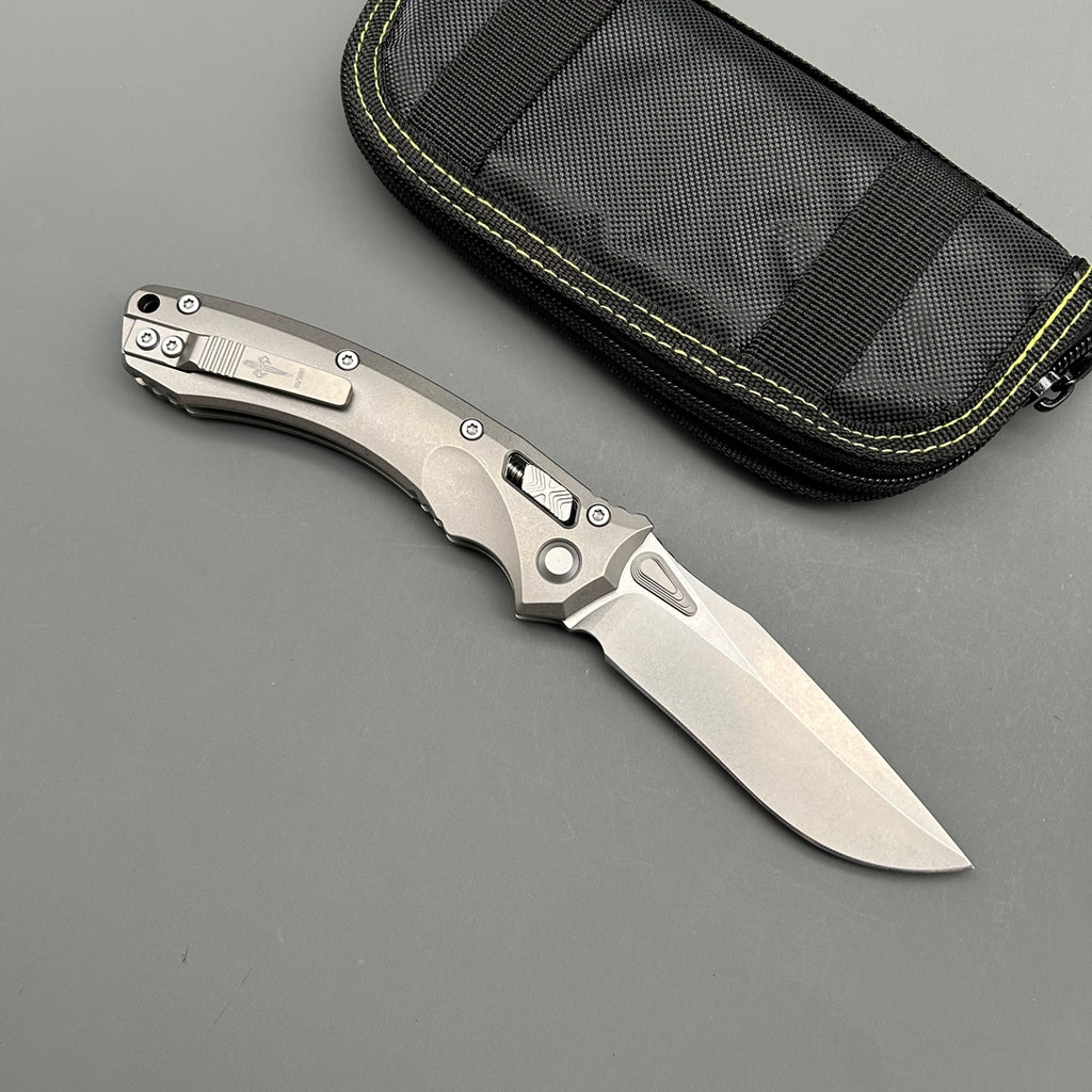 MiT Amphibian Ram-Lok Knife Titanium Folding knife Camping Outdoor Survival Folding Knife