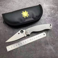 SP C81 Titanium handle Folding knife S35VN blade Camping Outdoor Survival Tactical Folding Knife