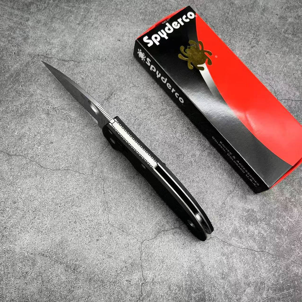 SP C101 Folding knife G10 handle 9CR18MOV Blade Camping Outdoor Survival Tactical Folding Knife