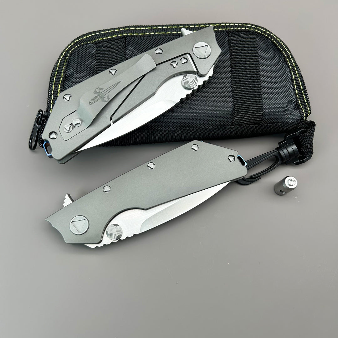 Mit&Strider DOC Cooperate Folding knife survival Outdoor Camping Hunting EDC tool Tactical gear Combat Defense Pocket Hiking knife