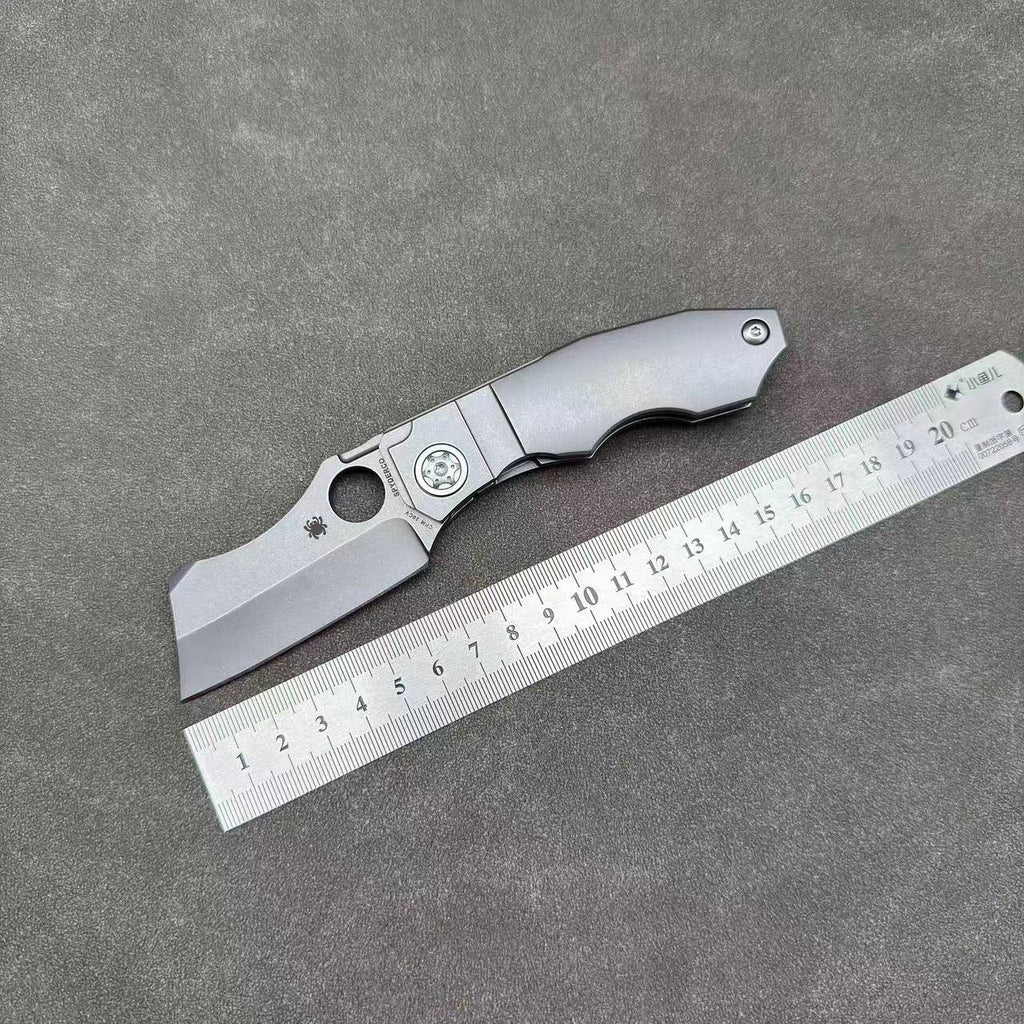 SP C260 TI Titanium handle Folding knife 20CV blade Camping Outdoor Survival Tactical Folding Knife