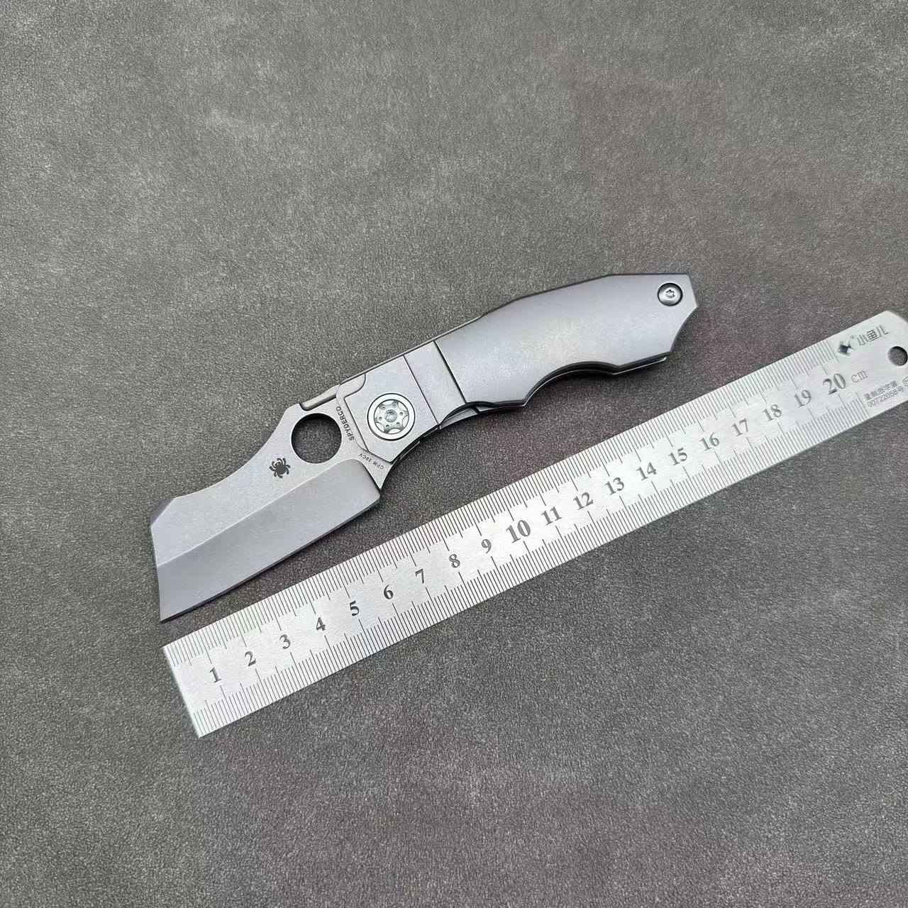 SP C260 TI Titanium handle Folding knife 20CV blade Camping Outdoor Survival Tactical Folding Knife