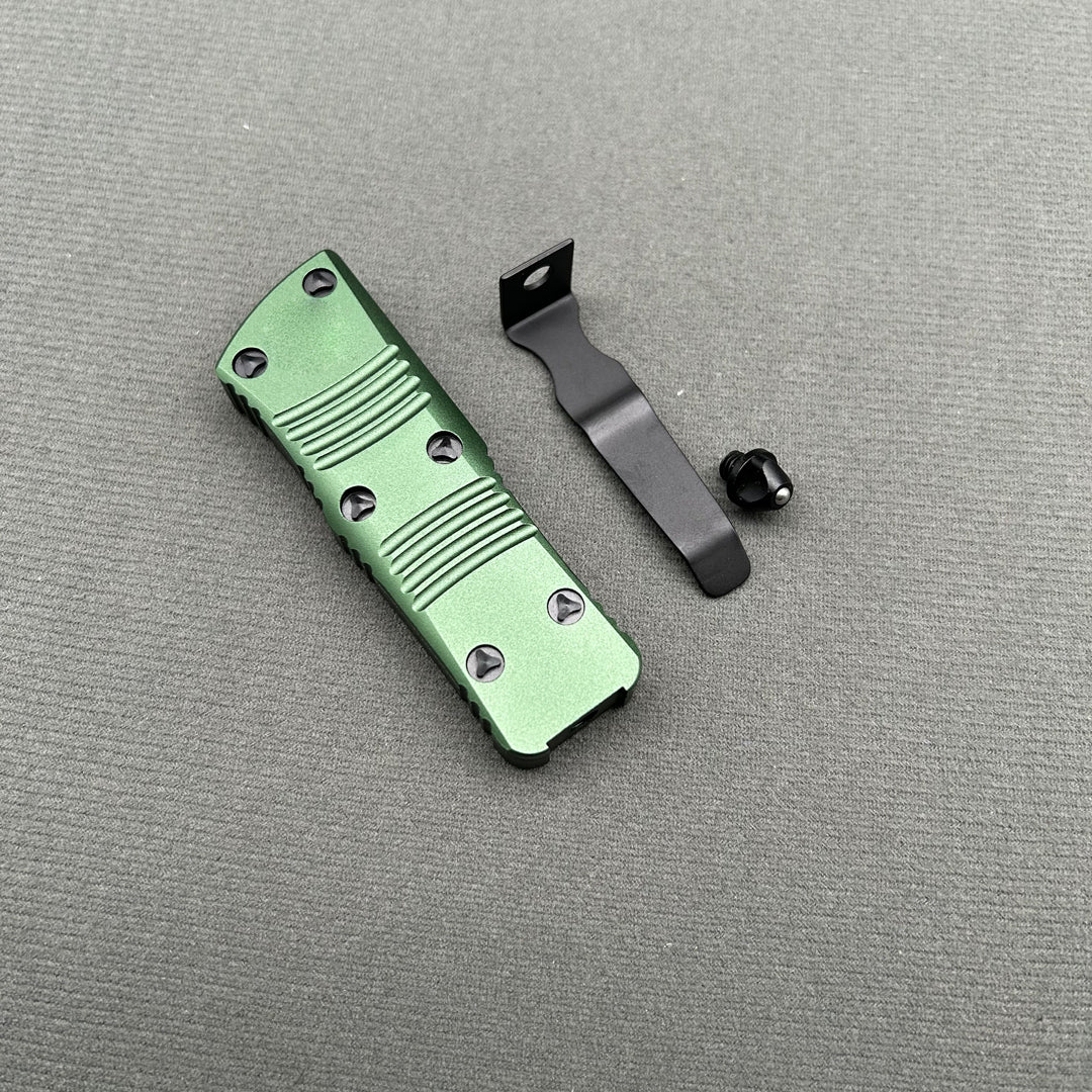 Mit Mini COMBAT TROODON Green knife Survival EDC Tool Camping Outdoor Hunting tactical Gear Self-defense pocket complete knife parts