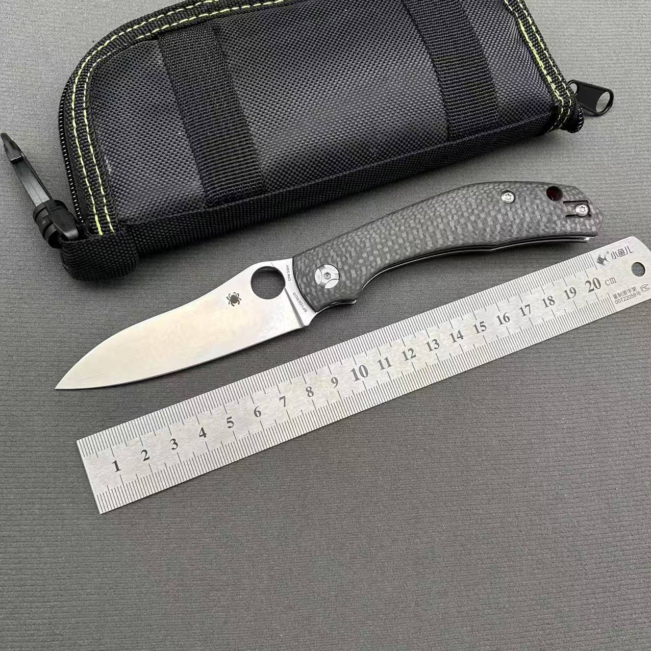 SP C214 Folding knife Carbon fiber handle S30VN Camping Outdoor Survival Tactical Folding Knife