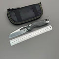 MiT MSI Ram-Lok carbon fiber Folding knife Camping Outdoor Survival Hiking Folding Knife