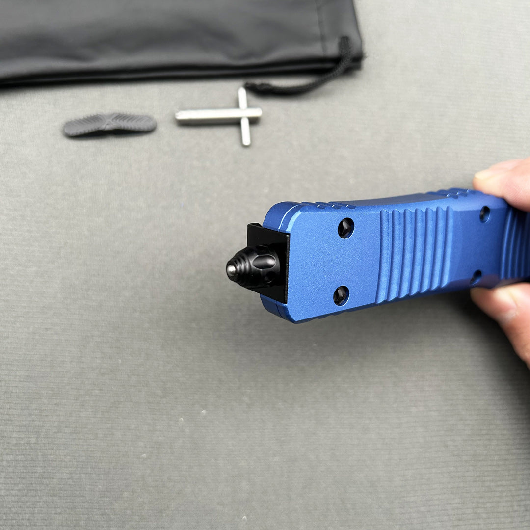MT Combat Troodon Blue CNC Aviation Aluminum Survival EDC Tool Camping Outdoor Hunting pocket OTF complete knife parts