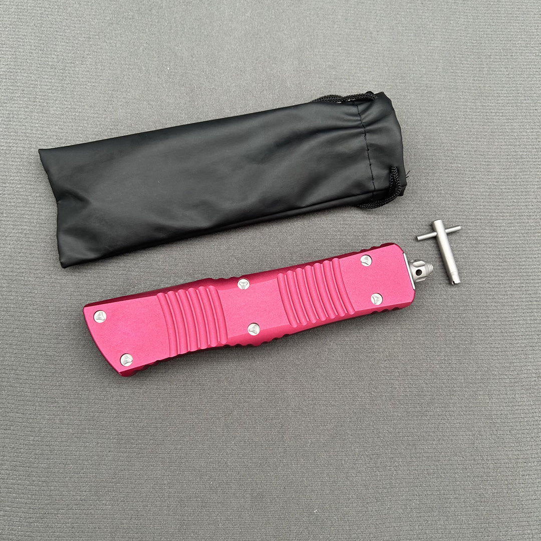 MT Combat Troodon RED CNC Aviation Aluminum Survival EDC Tool Camping Outdoor Hunting pocket OTF complete knife parts