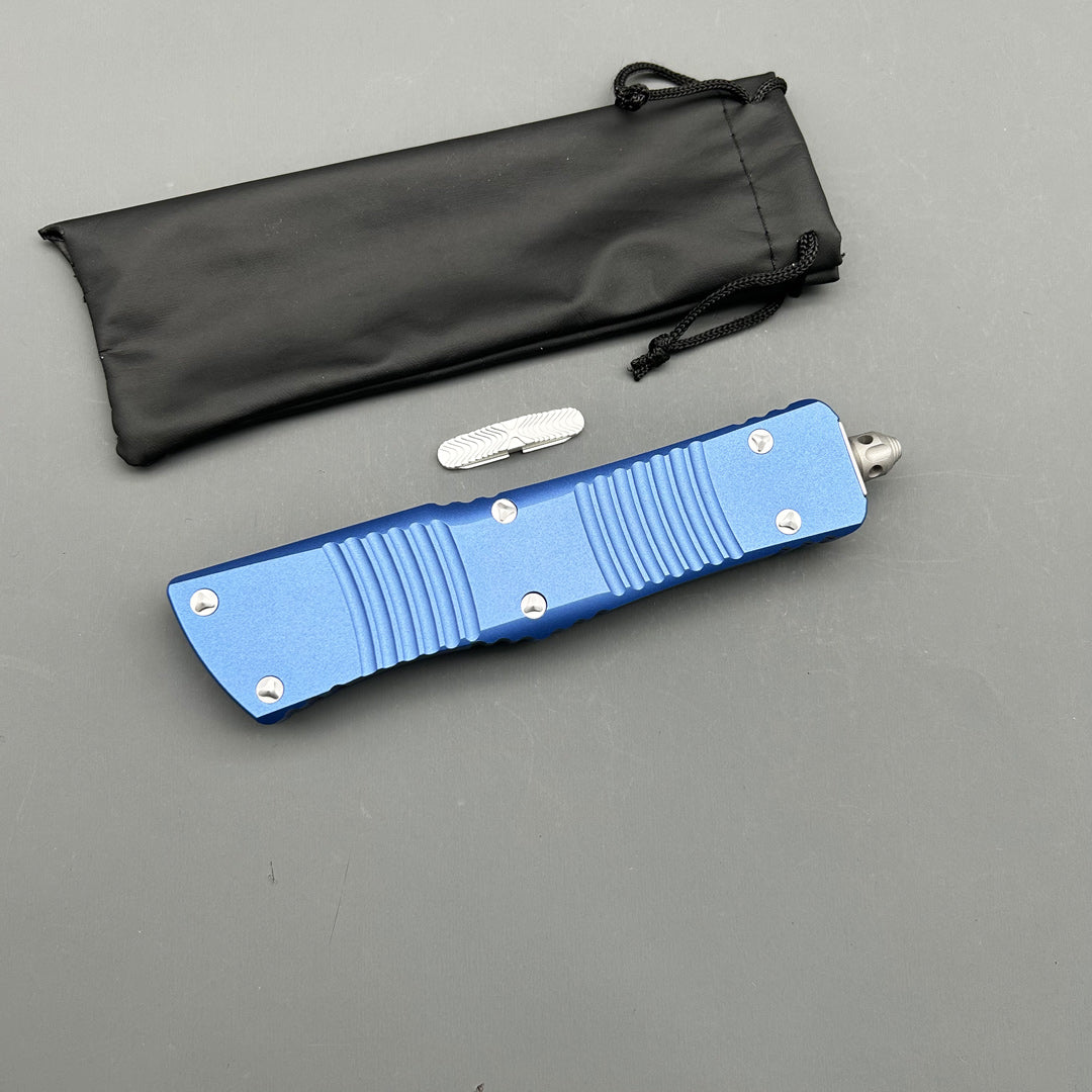 MT Combat Troodon Blue CNC Aviation Aluminum Survival EDC Tool Camping Outdoor Hunting pocket OTF complete knife parts