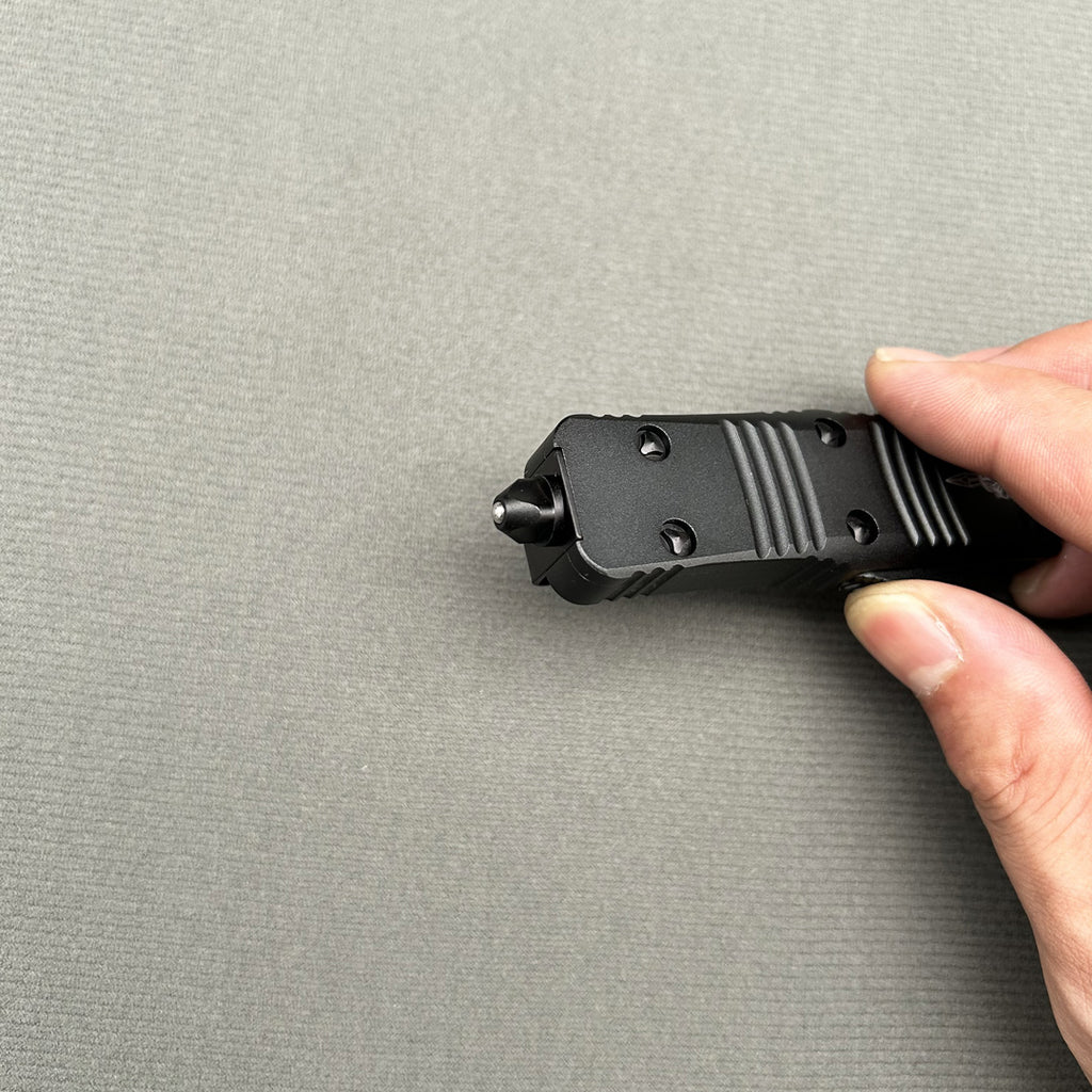 MT Mini COMBAT TROODON Black Handle CNC Aviation Aluminum 1 Set Survival EDC Camping Outdoor Gear pocket complete knife parts