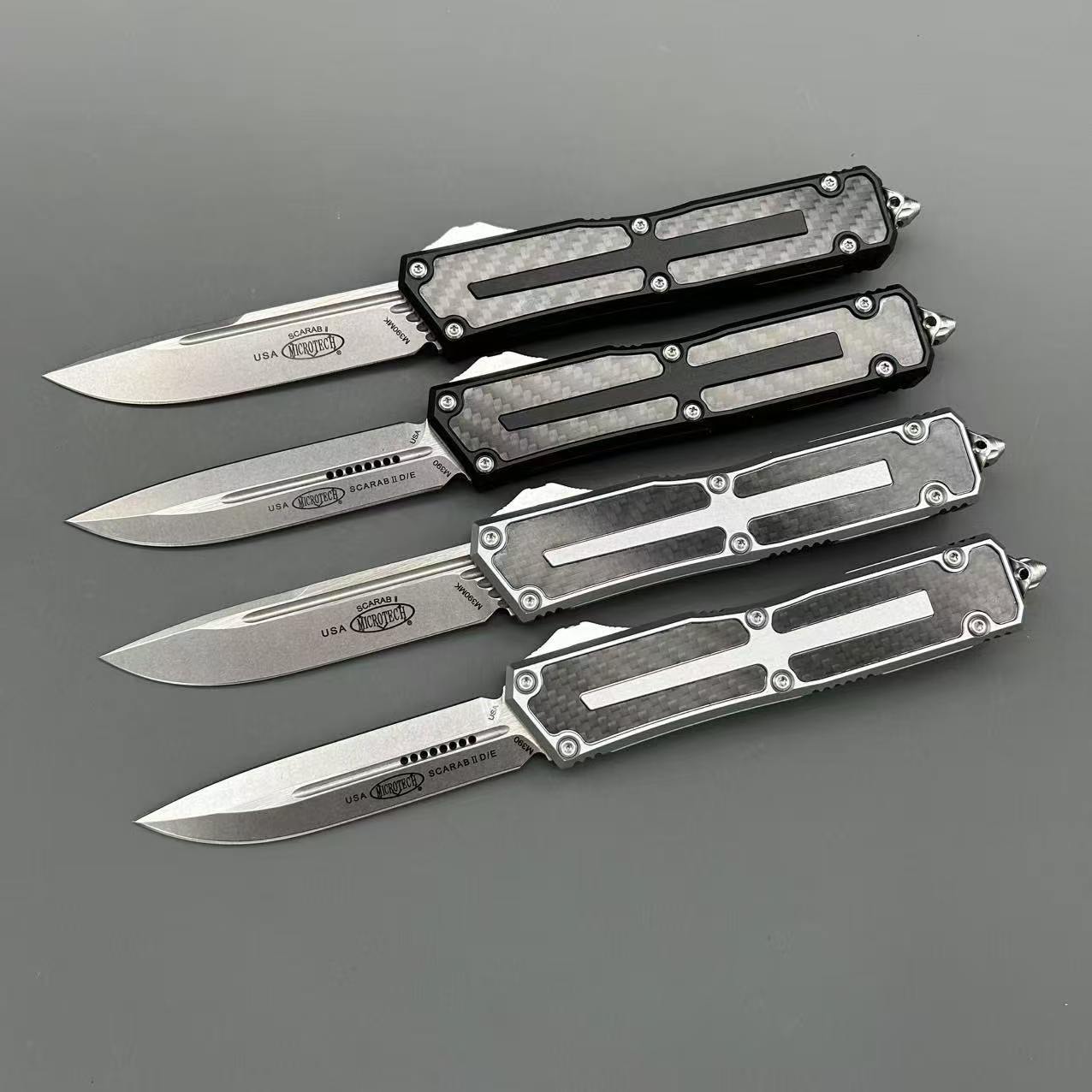 Mit 2024 Beetle Scar 3 Aviation Aluminum Survival EDC Tool Camping Outdoor Hunting tactical self-defence pocket OTF knife