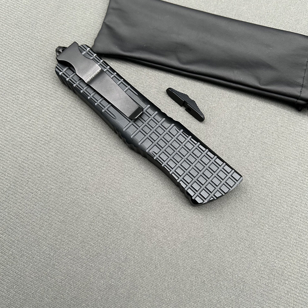 Mit COMBAT TROODON Delta Frag Shadow Signature CNC Aviation Aluminum EDC Camping Outdoor tactical defence pocket OTF complete knife parts