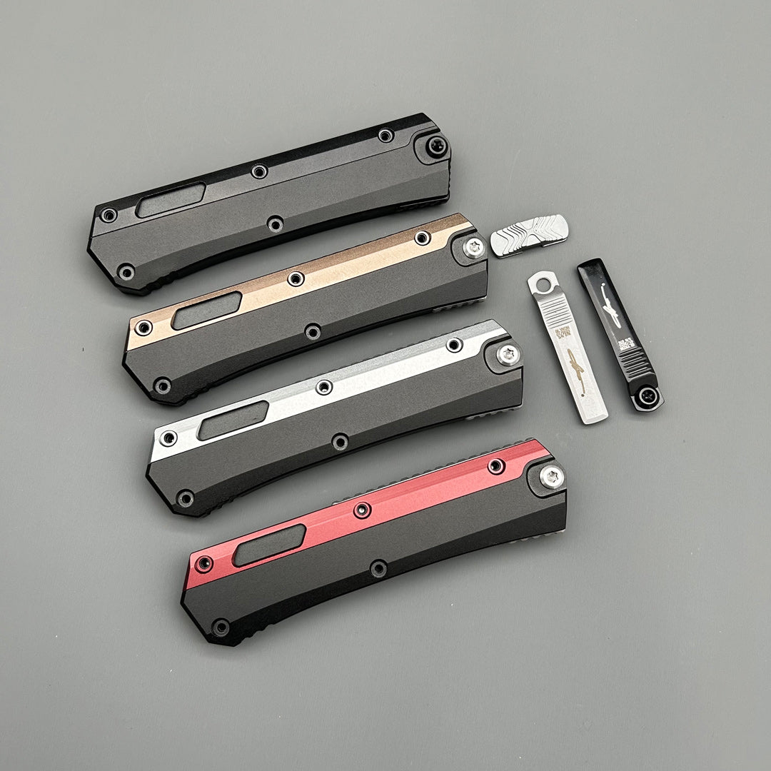 MT Glykon Knife CNC aviation aluminum Hunting Tactical Combat EDC Outdoor Self-defense Pocket OTF complete Knives Parts
