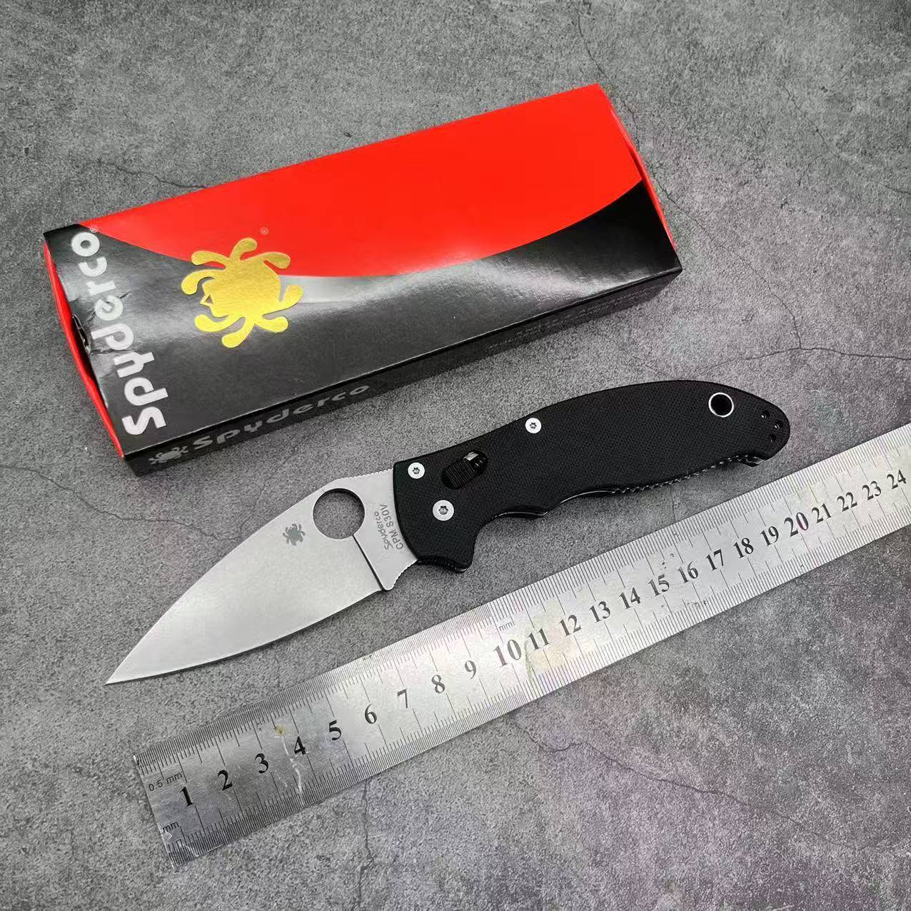 SP C101 Folding knife G10 handle 9CR18MOV Blade Camping Outdoor Survival Tactical Folding Knife