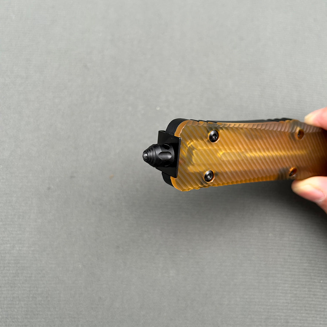 Mit COMBAT TROODON CNC PEI+Aviation Aluminum Survival EDC Tool Camping Outdoor Hunting tactical defence pocket OTF complete knife parts