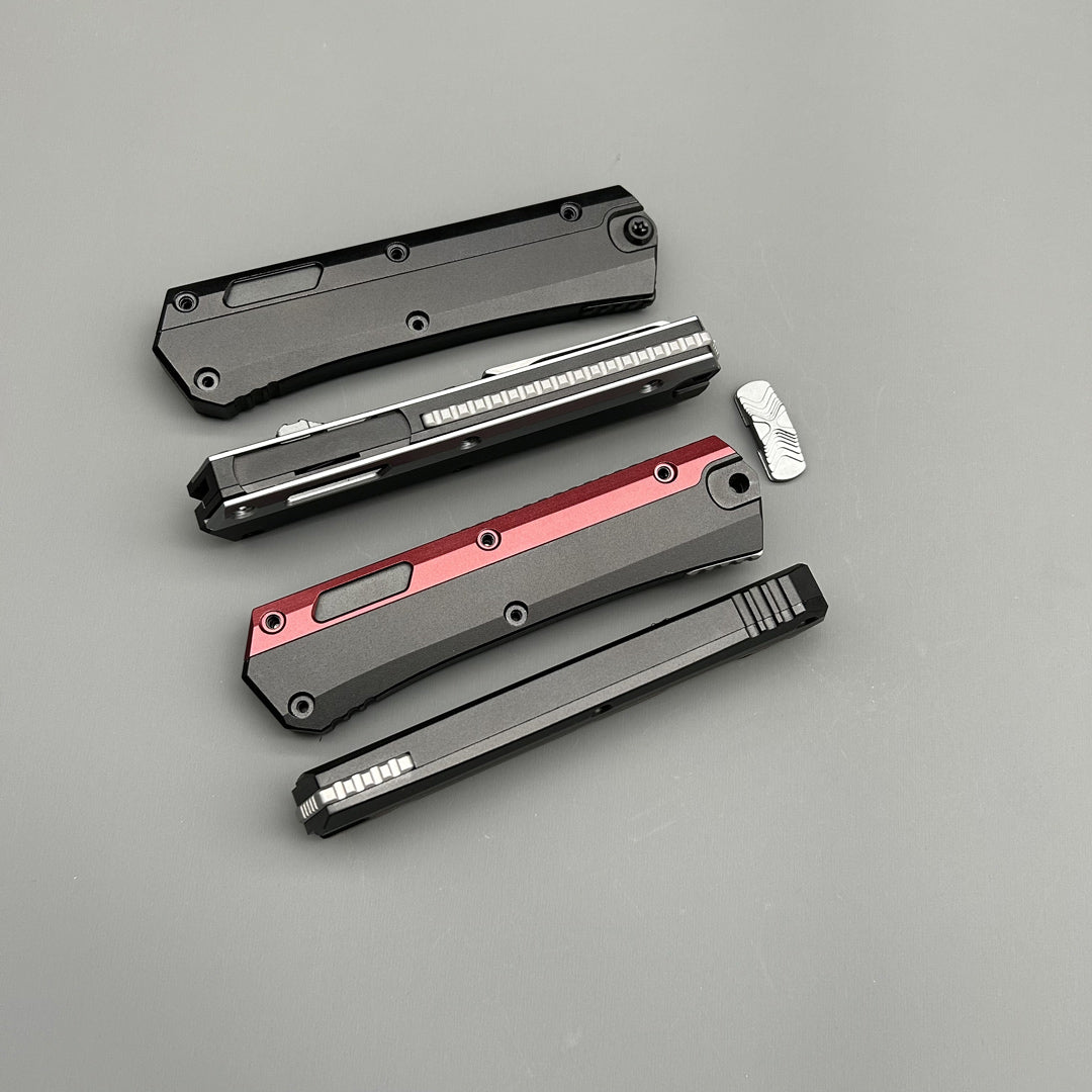 MT Glykon Knife CNC aviation aluminum Hunting Tactical Combat EDC Outdoor Self-defense Pocket OTF complete Knives Parts