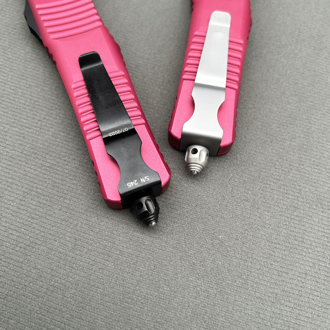 MT Combat Troodon RED CNC Aviation Aluminum Survival EDC Tool Camping Outdoor Hunting pocket OTF complete knife parts