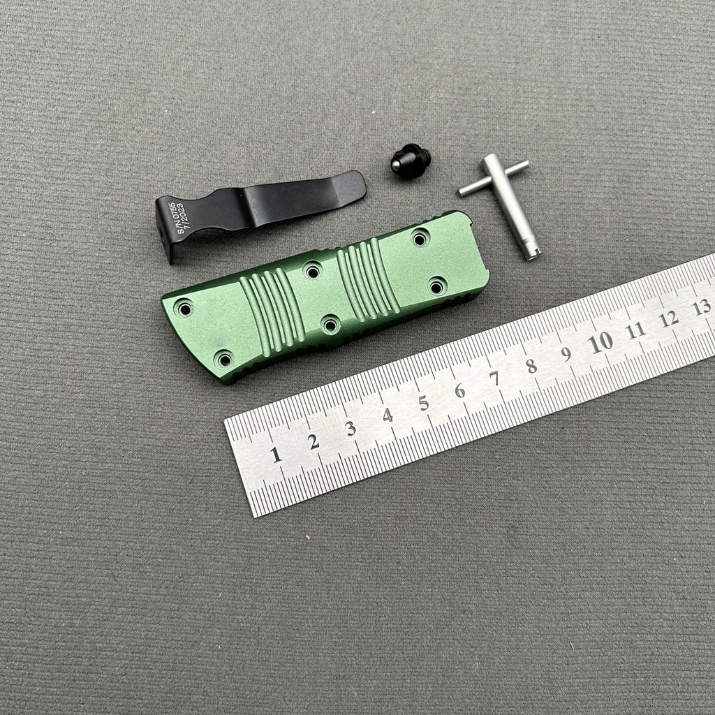 Mit Mini COMBAT TROODON Green knife Survival EDC Tool Camping Outdoor Hunting tactical Gear Self-defense pocket complete knife parts