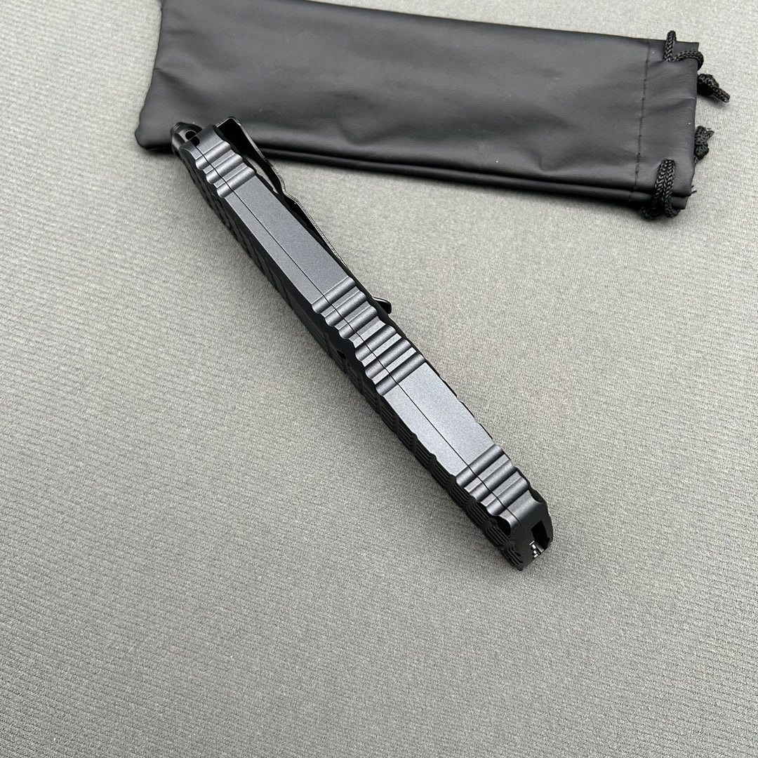 Mit COMBAT TROODON Delta Frag Shadow Signature CNC Aviation Aluminum EDC Camping Outdoor tactical defence pocket OTF complete knife parts