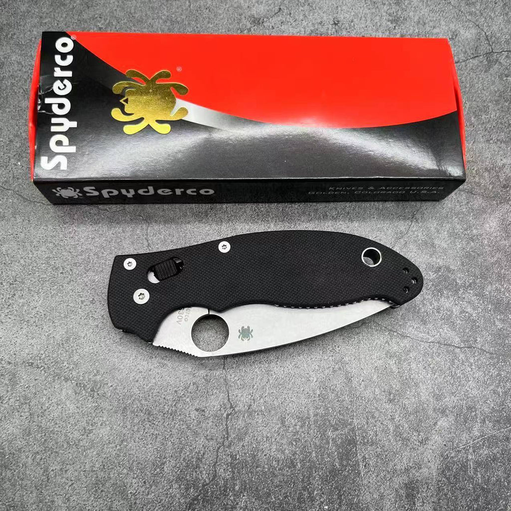 SP C101 Folding knife G10 handle 9CR18MOV Blade Camping Outdoor Survival Tactical Folding Knife