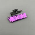 Mit Mini COMBAT TROODON Purple knife Survival EDC Tool Camping Outdoor Hunting tactical Gear Self-defense pocket complete knife parts