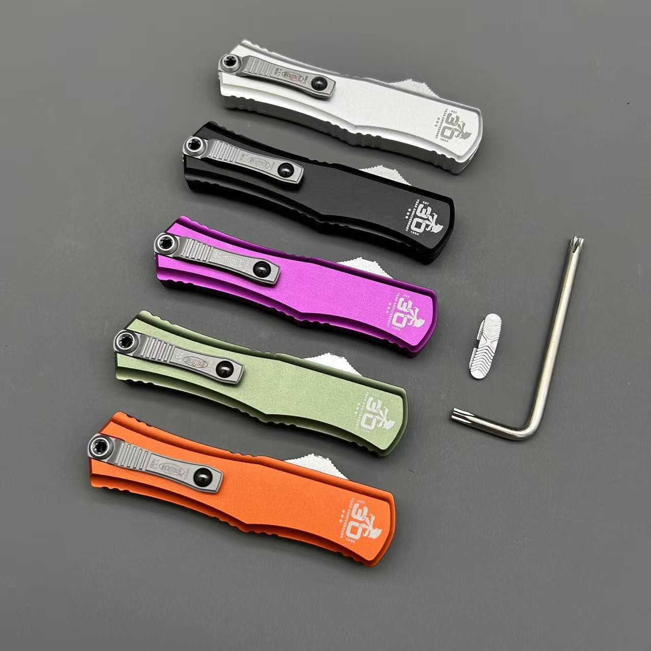 Mit Mini HeraⅡ 30th Anniversary CNC Aviation Aluminum EDC Tool Camping Outdoor Hunting tactical self-defence pocket knife parts