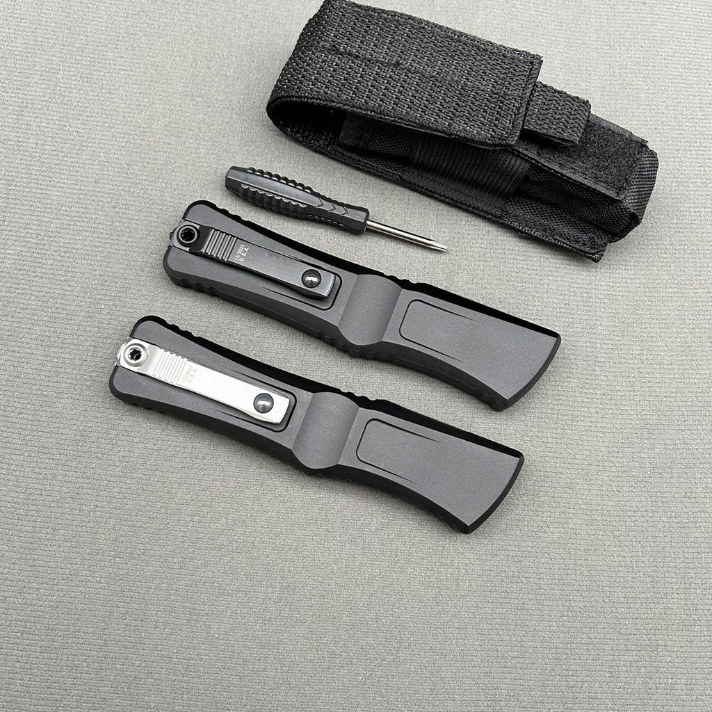 MiT New 2024 Combat Troodon knife CNC Aviation Aluminum Tactical gear Surviva Outdoor Camping Defense Pocket EDC Tool OTF Knife