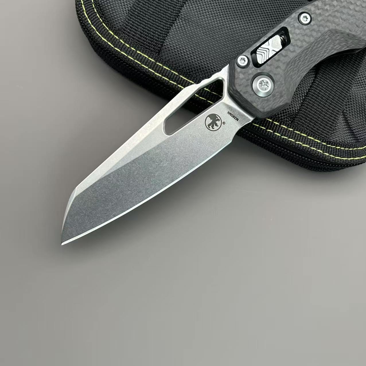 MiT MSI Ram-Lok carbon fiber Folding knife Camping Outdoor Survival Hiking Folding Knife
