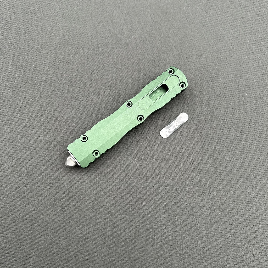 MIT DIRAC knife CNC Aviation Aluminum Outdoor Camping Hunting Tactical gear defence EDC Combat pocket OTF knife Parts