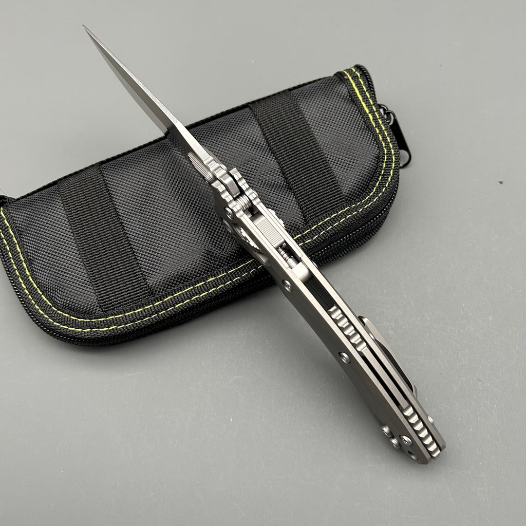MiT Amphibian Ram-Lok Knife Titanium Folding knife Camping Outdoor Survival Folding Knife