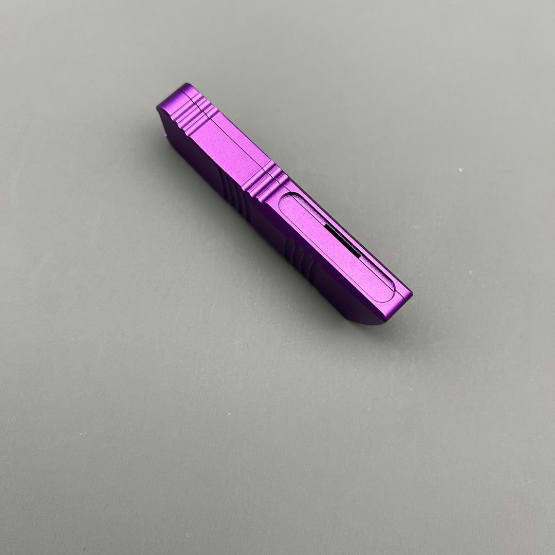 Mit Mini COMBAT TROODON Purple knife Survival EDC Tool Camping Outdoor Hunting tactical Gear Self-defense pocket complete knife parts
