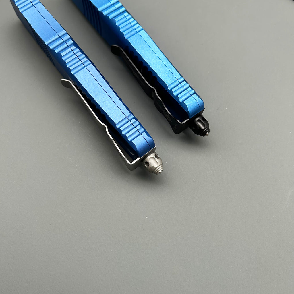 MT Combat Troodon Blue CNC Aviation Aluminum Survival EDC Tool Camping Outdoor Hunting pocket OTF complete knife parts