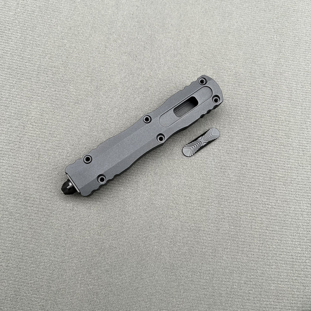MIT DIRAC knife CNC Aviation Aluminum Outdoor Camping Hunting Tactical gear defence EDC Combat pocket OTF knife Parts