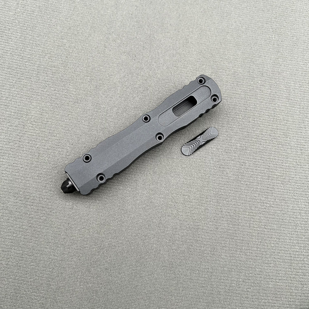 MIT DIRAC knife CNC Aviation Aluminum Outdoor Camping Hunting Tactical gear defence EDC Combat pocket OTF knife Parts